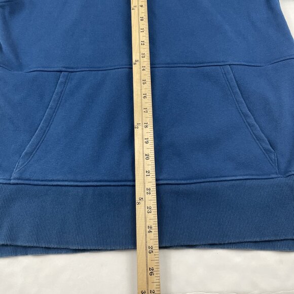 Athleta Cozy Karma Lounger Hoodie Sweatshirt Women’s S Soft Plush Lining Blue - Picture 5 of 11